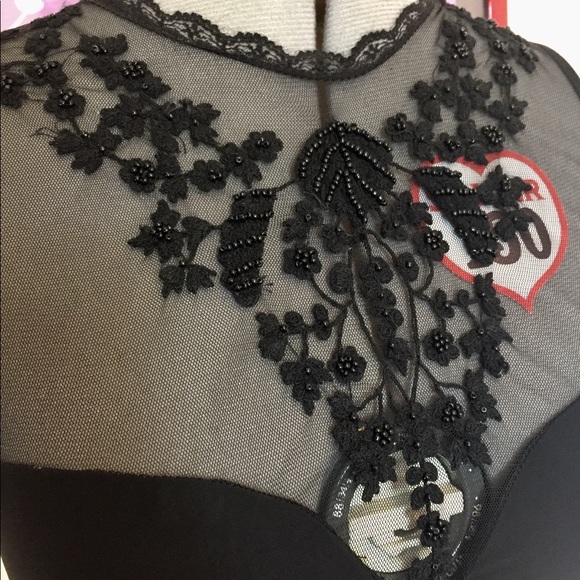 NWOT Zara - Embroidered Fit And Flare Dress - Picture 4 of 4